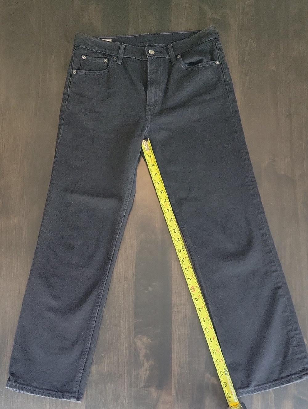 Gap 90s Straight High Rise Jeans Black Size 29 / 8 Petite